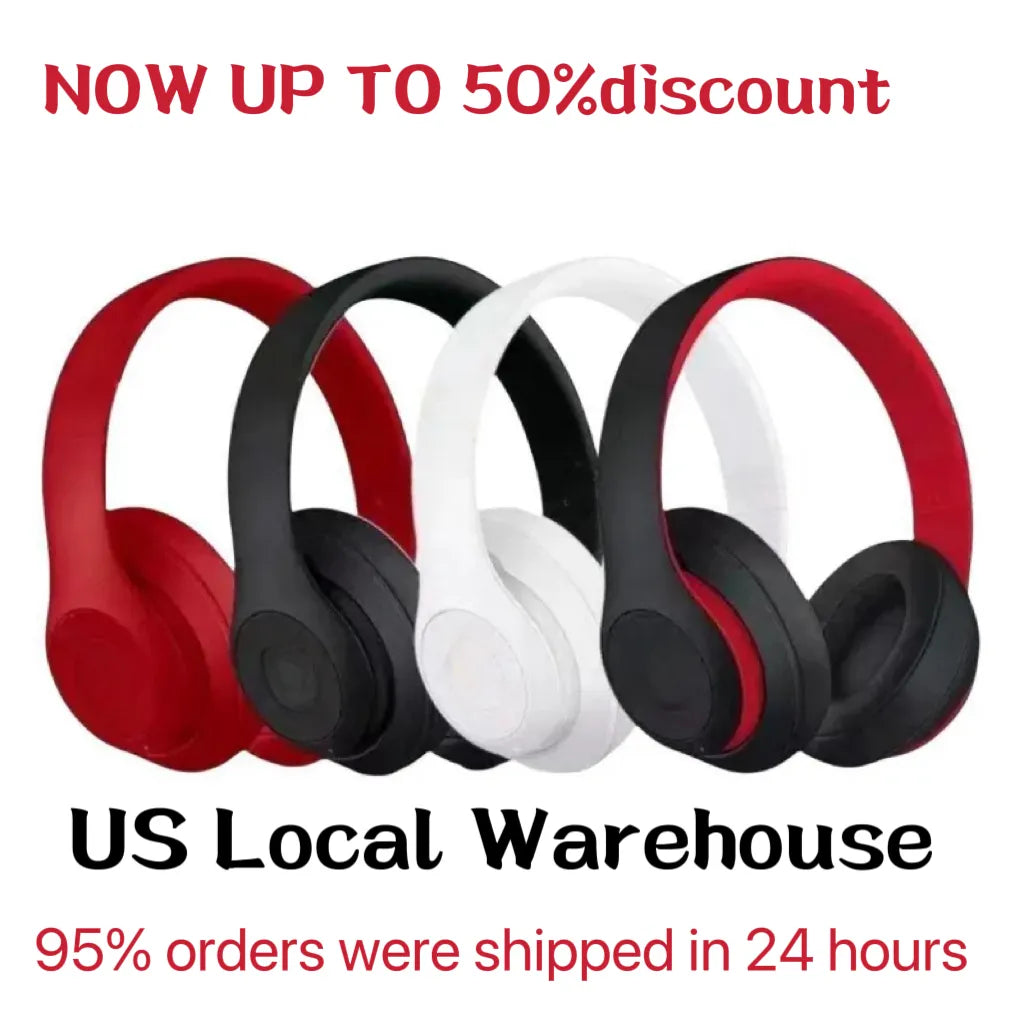 ST3.0 Headphones 3 Bluetooth Beat Headphones Wireless Bluetooth Game Wireless Mic Headset Music Headphones Local Warehouse