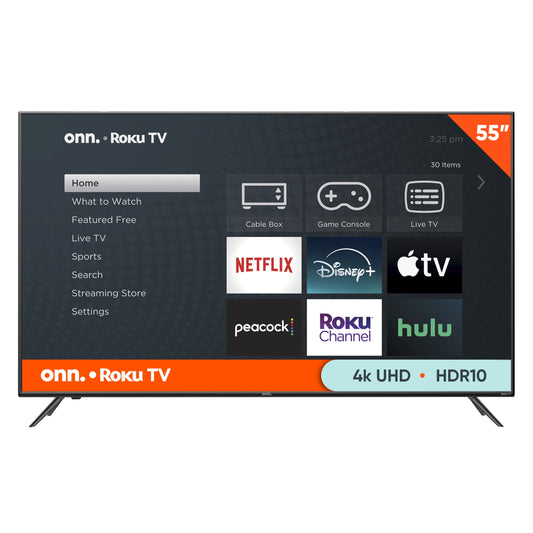 55” Class 4K UHD (2160P) LED Roku Smart Television HDR (100012586)